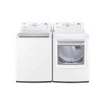 LG 7.3 Cu. Ft. White Front Load Electric Dryer-DLE7150W - Image 5