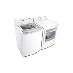 LG 7.3 Cu. Ft. White Front Load Electric Dryer-DLE7150W - Image 6