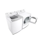LG 7.3 Cu. Ft. White Front Load Electric Dryer-DLE7150W - Image 7