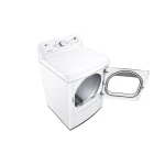 LG 7.3 Cu. Ft. White Front Load Electric Dryer-DLE7150W - Image 2