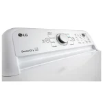 LG 7.3 Cu. Ft. White Front Load Electric Dryer-DLE7150W - Image 3