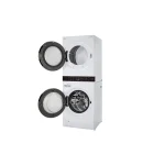 LG 4.5 Cu. Ft. Washer, 7.4 Cu. Ft. Dryer White Stack Laundry-WKE100HWA - Image 5