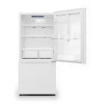 18.7 cu. ft Midea Bottom Freezer Refrigerator White - LED Lighting (MRB19B7AWW) - Image 9