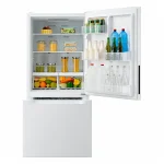 18.7 cu. ft Midea Bottom Freezer Refrigerator White - LED Lighting (MRB19B7AWW) - Image 3