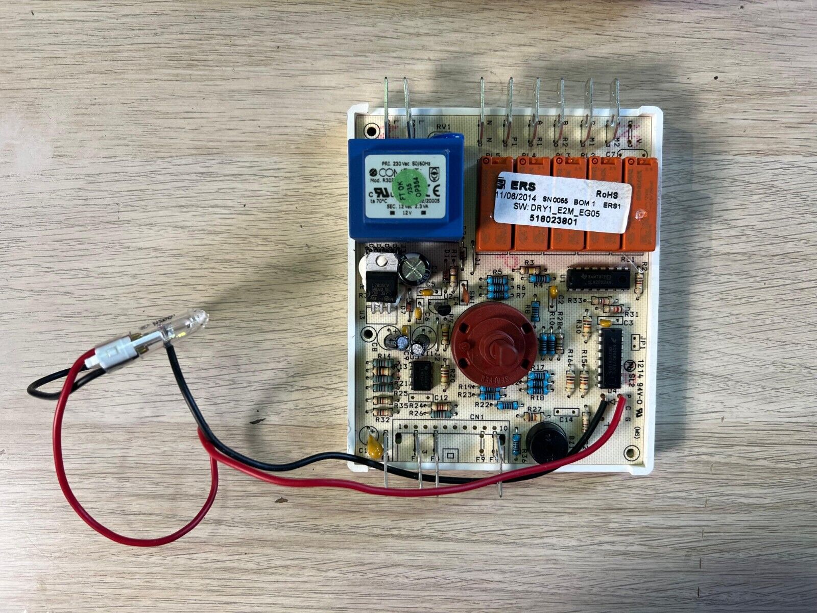 70382dee-7f4e-56a2-81b7-49af7f9376a2.jpg MAYTAG DRYER CONTROL BOARD PART # W10404695 # 516023801 - Image 1